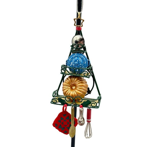 Hallmark Keepsake Ornament O Kitchen Rack 2005 Utensils Pots Bundt Pan - Picture 2 of 6